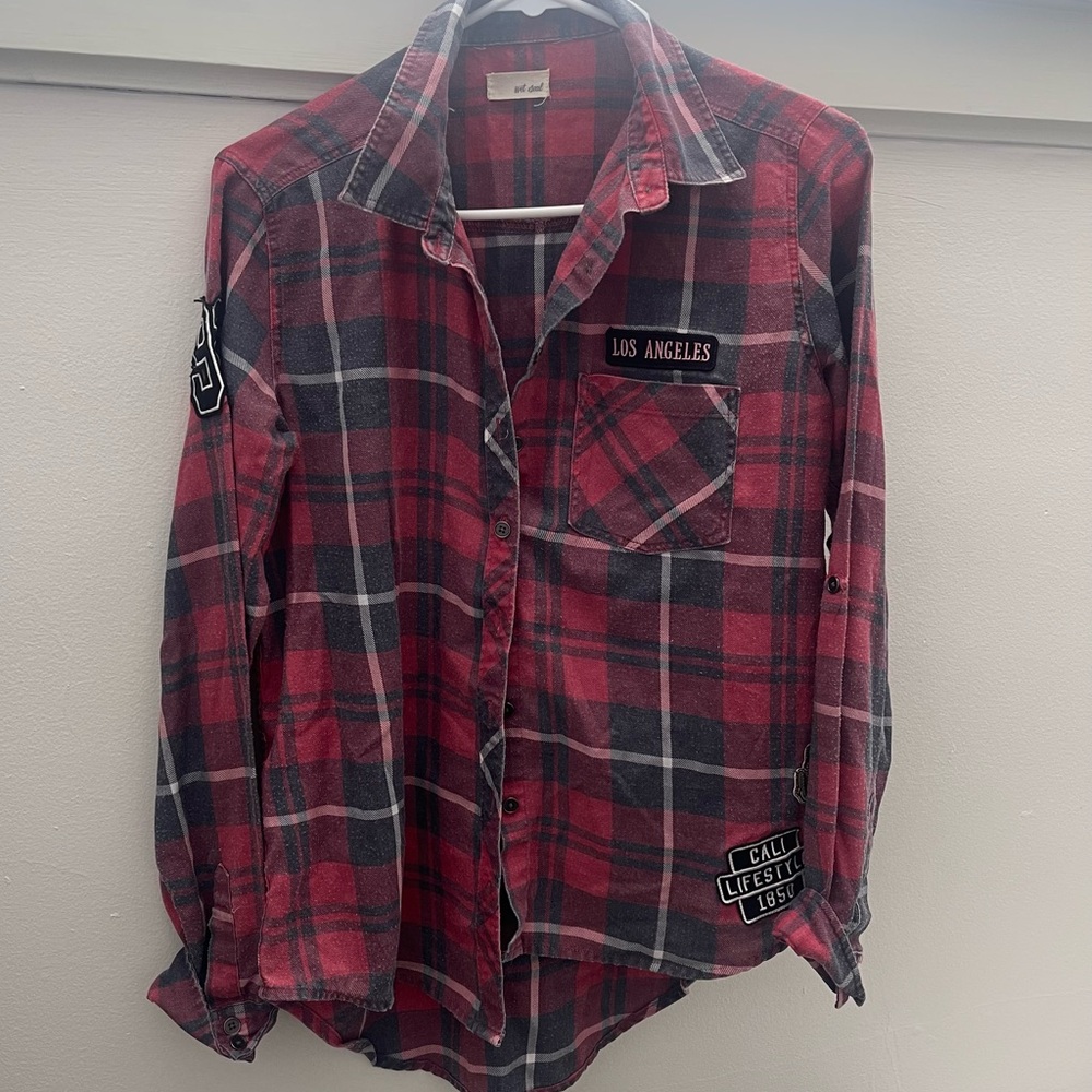 LA,Cali Red Flannel